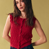 Thea Lacey Knit Vest