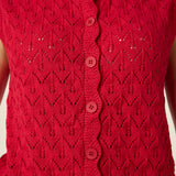 Thea Lacey Knit Vest