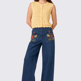 Thea Lacey Knit Vest