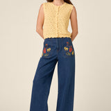 Thea Lacey Knit Vest