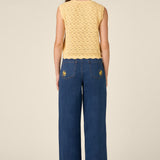 Thea Lacey Knit Vest