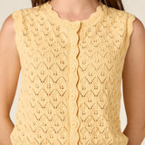 Thea Lacey Knit Vest