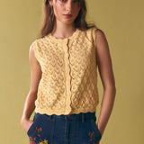 Thea Lacey Knit Vest
