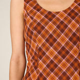 Edwina Check Midi Dress