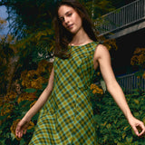 Edwina Check Mini Dress