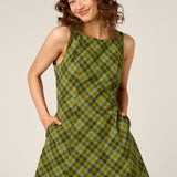 Edwina Check Mini Dress