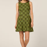 Edwina Check Mini Dress