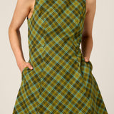 Edwina Check Mini Dress