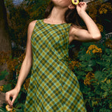Edwina Check Mini Dress