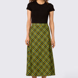 Edwina Check A-Line Midi Skirt
