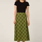 Edwina Check A-Line Midi Skirt