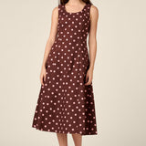 Mia Polka Dot Midi Dress