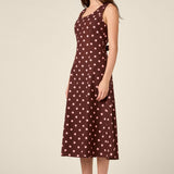 Mia Polka Dot Midi Dress