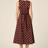 Mia Polka Dot Midi Dress