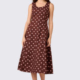 Mia Polka Dot Midi Dress