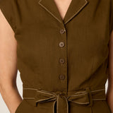 Emma Contrast Stitch Jumpsuit
