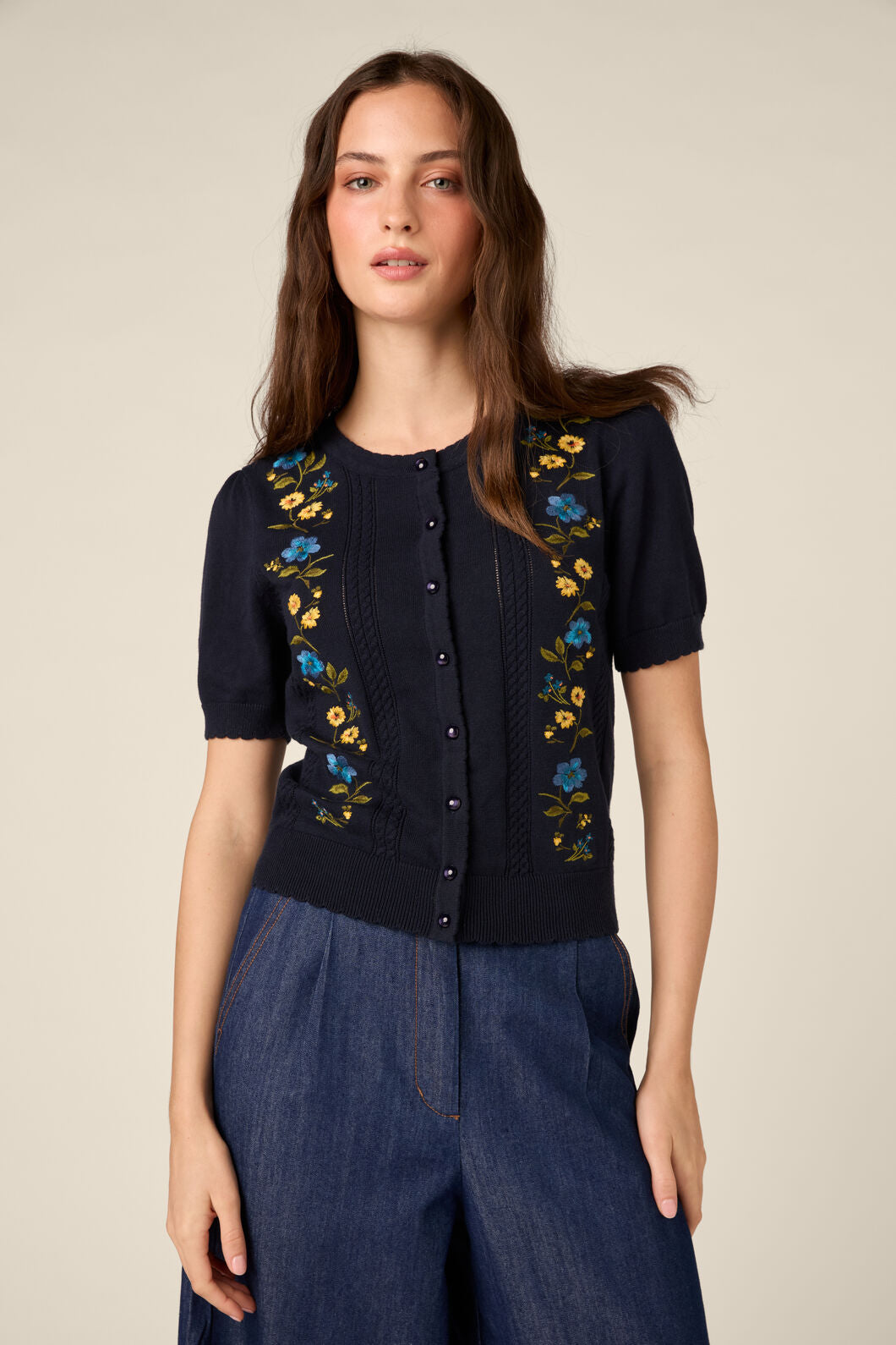 Chloe Embroidered Cardigan
