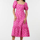 Lucy Polka Dot Midi Dress