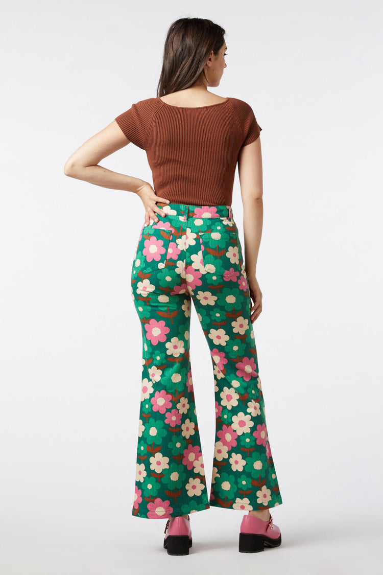 Renee Floral Flare Jean