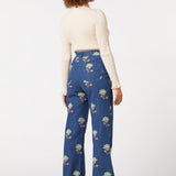Retro Flora Flare Jean
