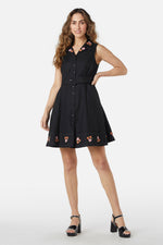 Petal Embroidered Dress