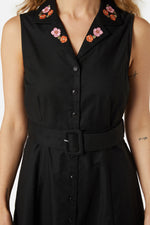 Petal Embroidered Dress