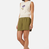 Fresh Blooms Embroidered Sweater Vest