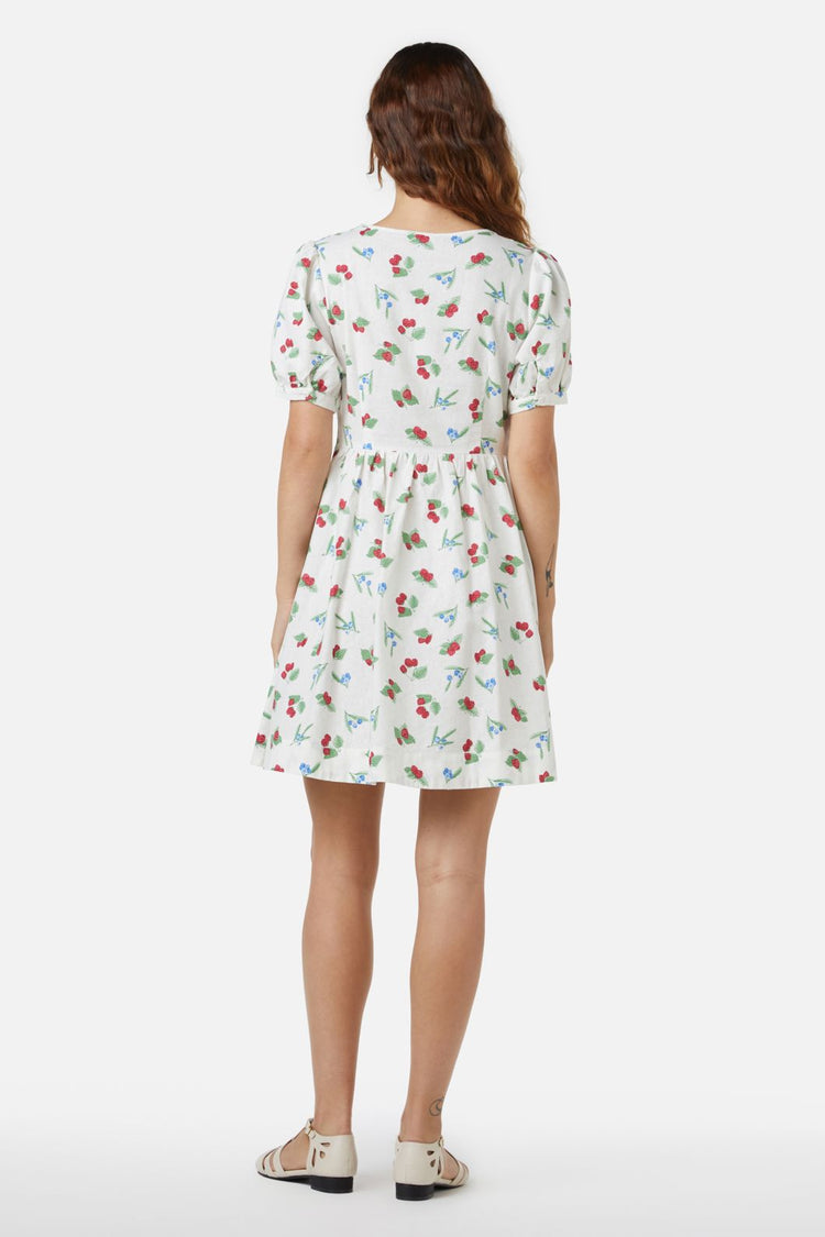 Berry Button Down Dress