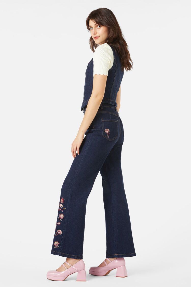 Boho Paisley Emb Vest