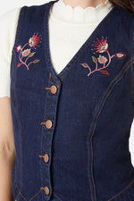 Boho Paisley Emb Vest