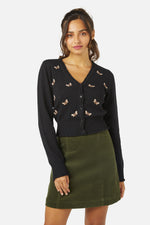 NZ Bee Emb Cardi