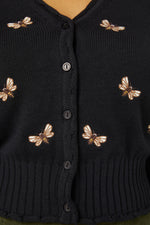 NZ Bee Emb Cardi