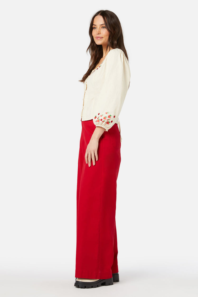 Bessie Embroidered Top