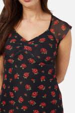 Baby Roses Mesh Dress