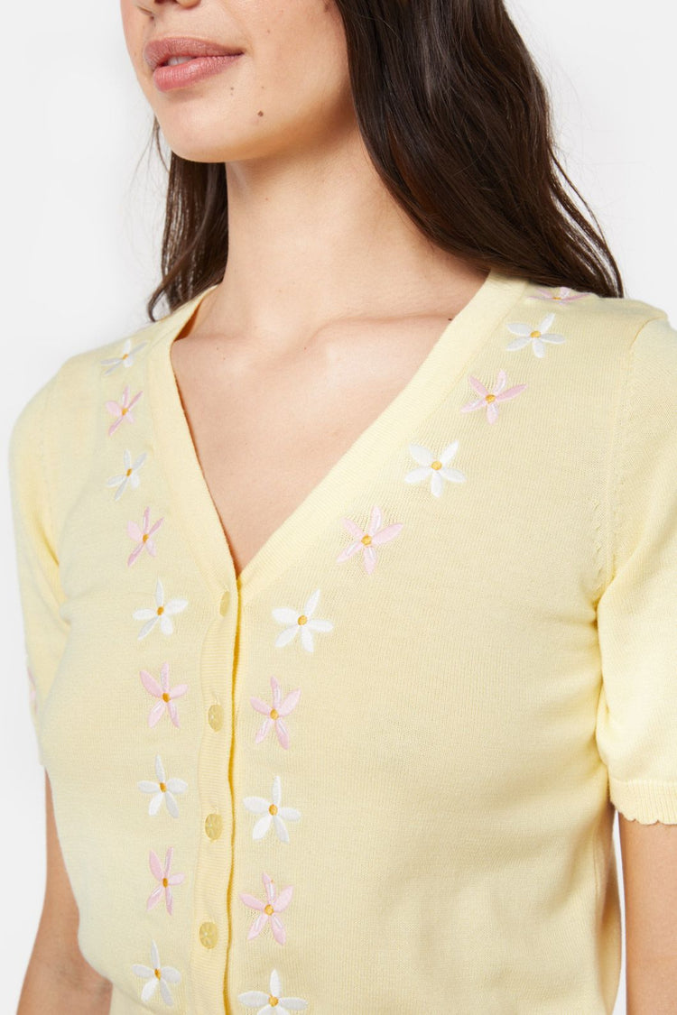 Lemonade Emb Cardigan