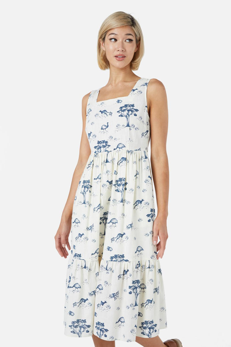 Aus Toile Midi Dress