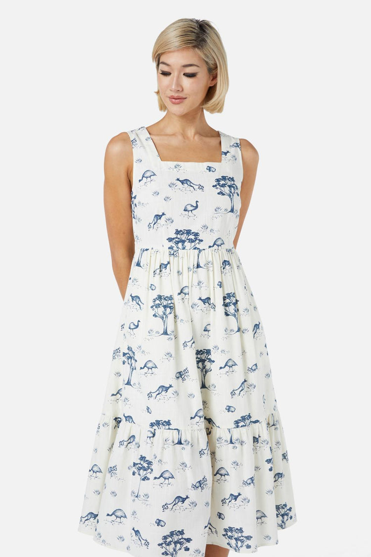 Aus Toile Midi Dress