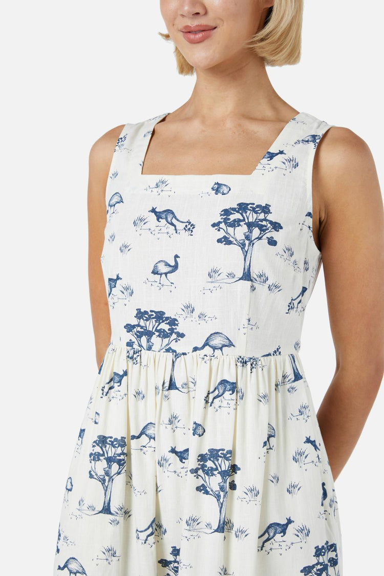 Aus Toile Midi Dress