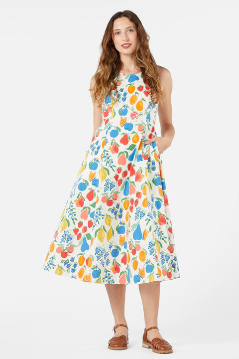 Fruit Bowl Midi Dress