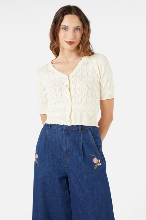 Wednesday Knit Cotton Cardigan