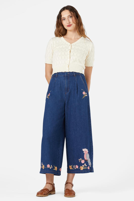 Galah Embroidered Culotte