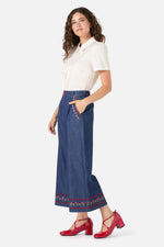 Meadow Embroidered Culotte