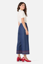 Meadow Embroidered Culotte
