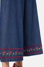 Meadow Embroidered Culotte
