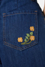 Flower Child Embroidered Jean