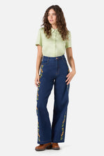 Flower Child Embroidered Jean