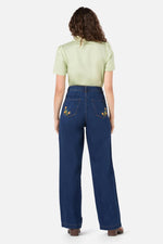 Flower Child Embroidered Jean