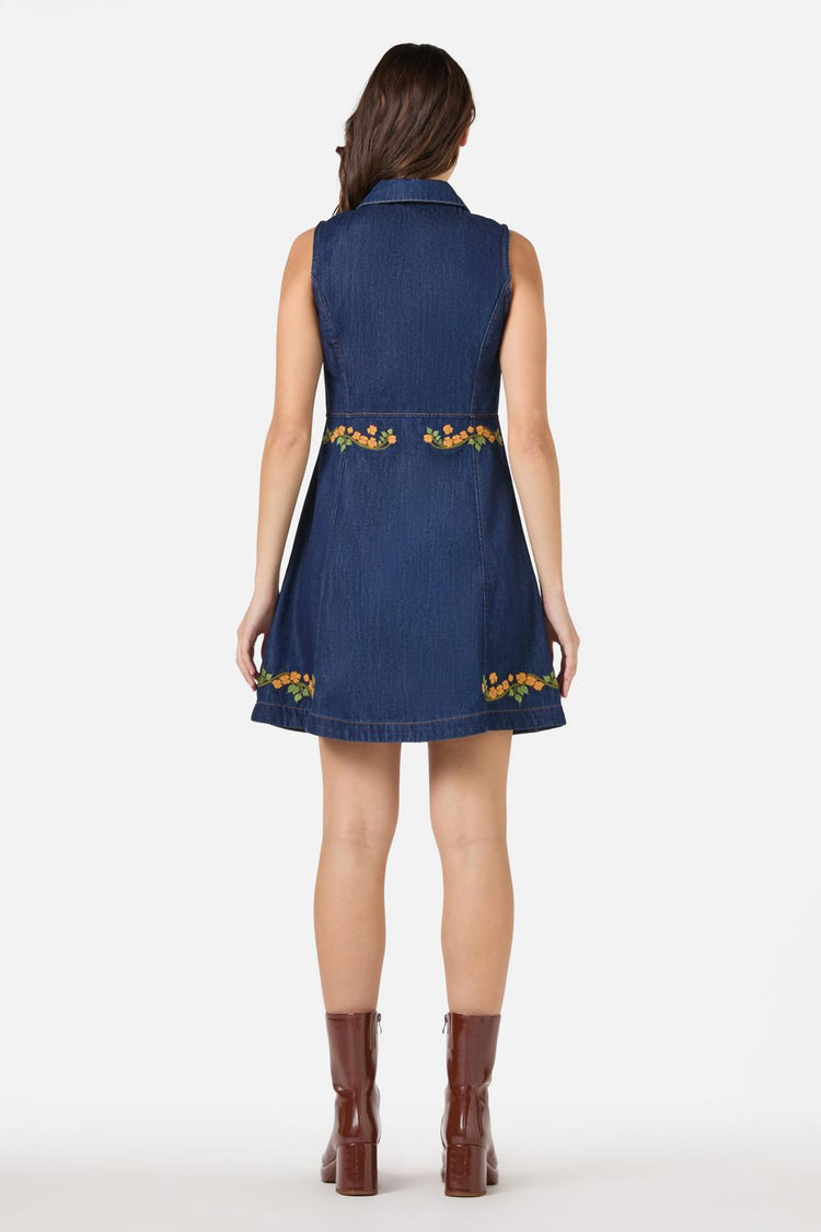 Flower Child Embroidered Dress