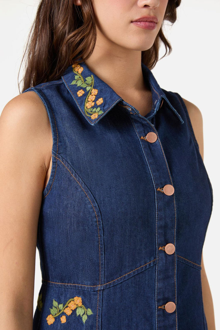 Flower Child Embroidered Dress