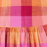 Maxine Check Midi Skirt 100% Cotton
